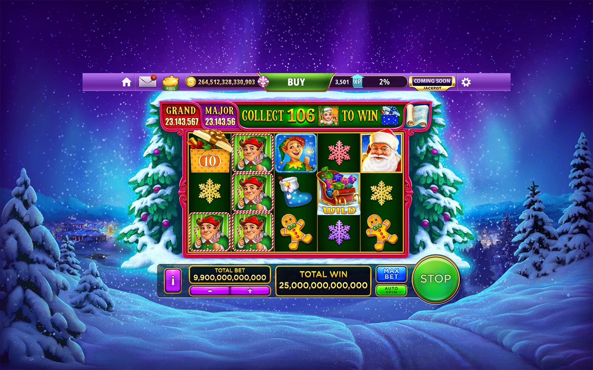 Christmas Games at Gambino Slots