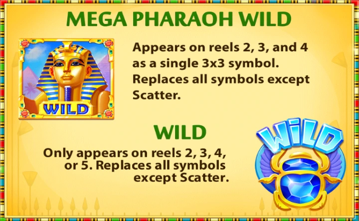 Golden Pyramid online slots symbols