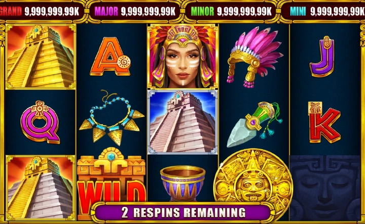 Symbols of free Aztec Fortunes Slots