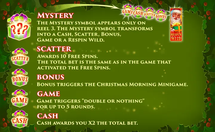 Holly Jolly Slots Bonuses