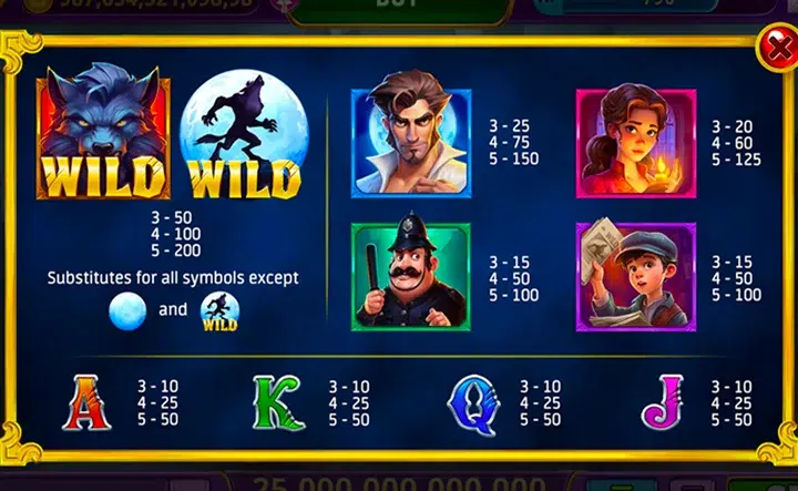 Werewolf Moon Free Slots Machine Rules