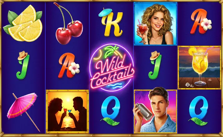 Online Bar Slot Game Wild Cocktails 
